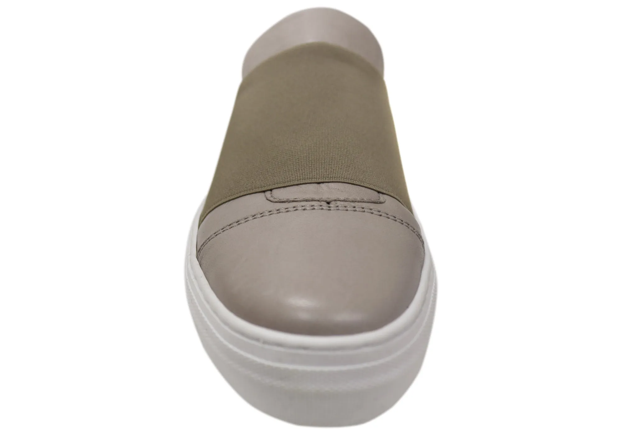 Orizonte Brig Damen Bequeme Schlupf-Lederschuhe Orizonte Schuhe