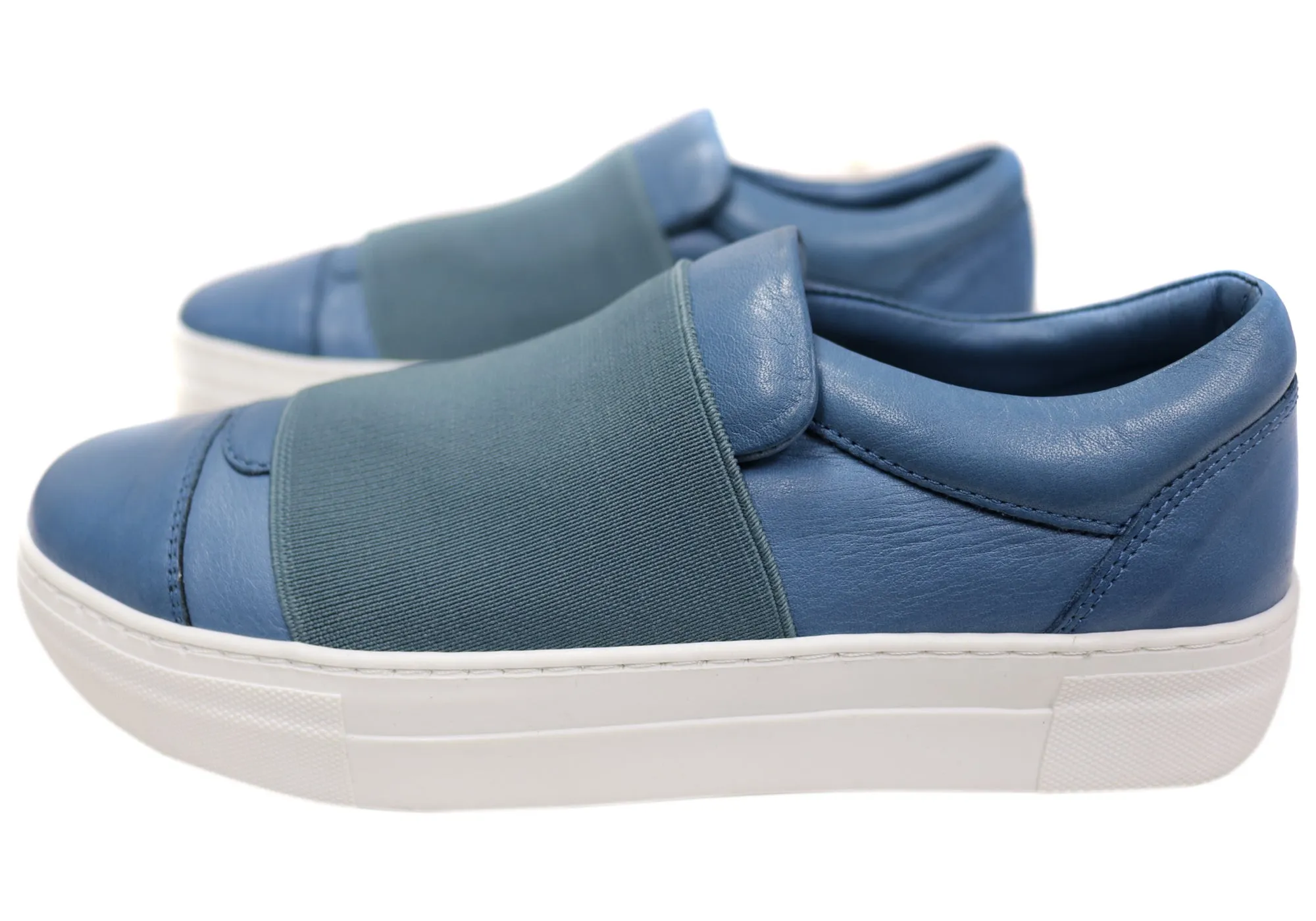 Orizonte Brig Damen Bequeme Schlupf-Lederschuhe Orizonte Schuhe