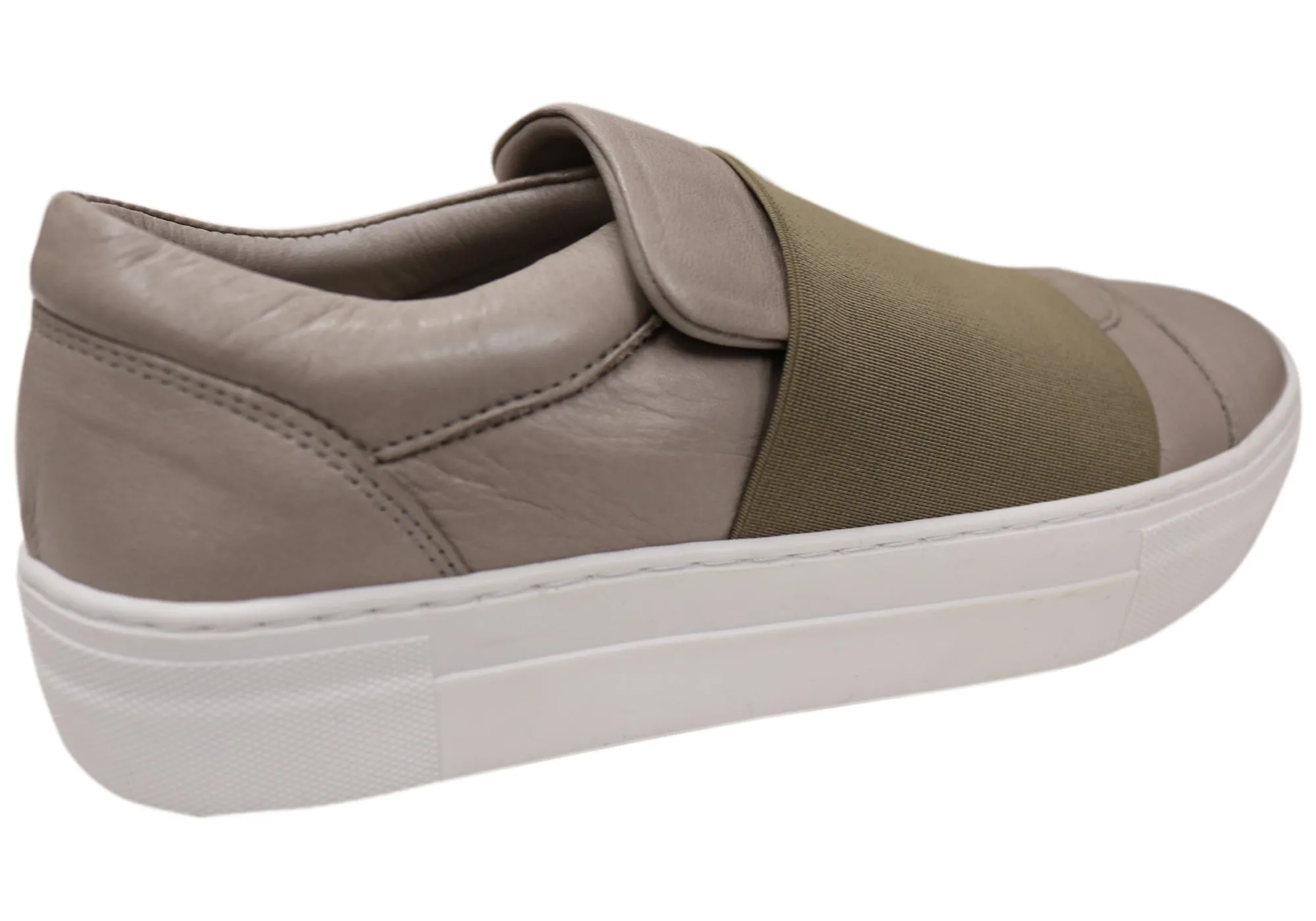 Orizonte Brig Damen Bequeme Schlupf-Lederschuhe Orizonte Schuhe