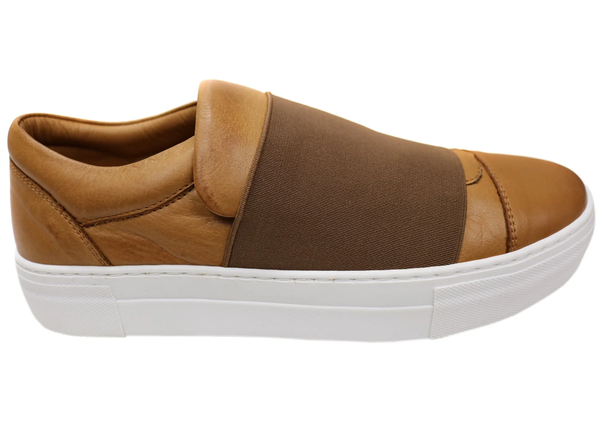 Orizonte Brig Damen Bequeme Schlupf-Lederschuhe Orizonte Schuhe