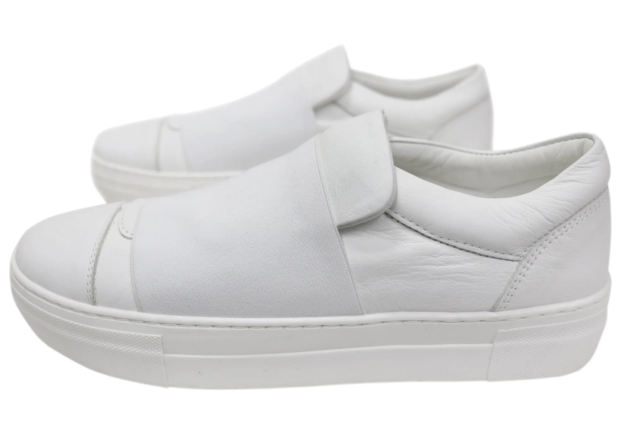 Orizonte Brig Damen Bequeme Schlupf-Lederschuhe Orizonte Schuhe