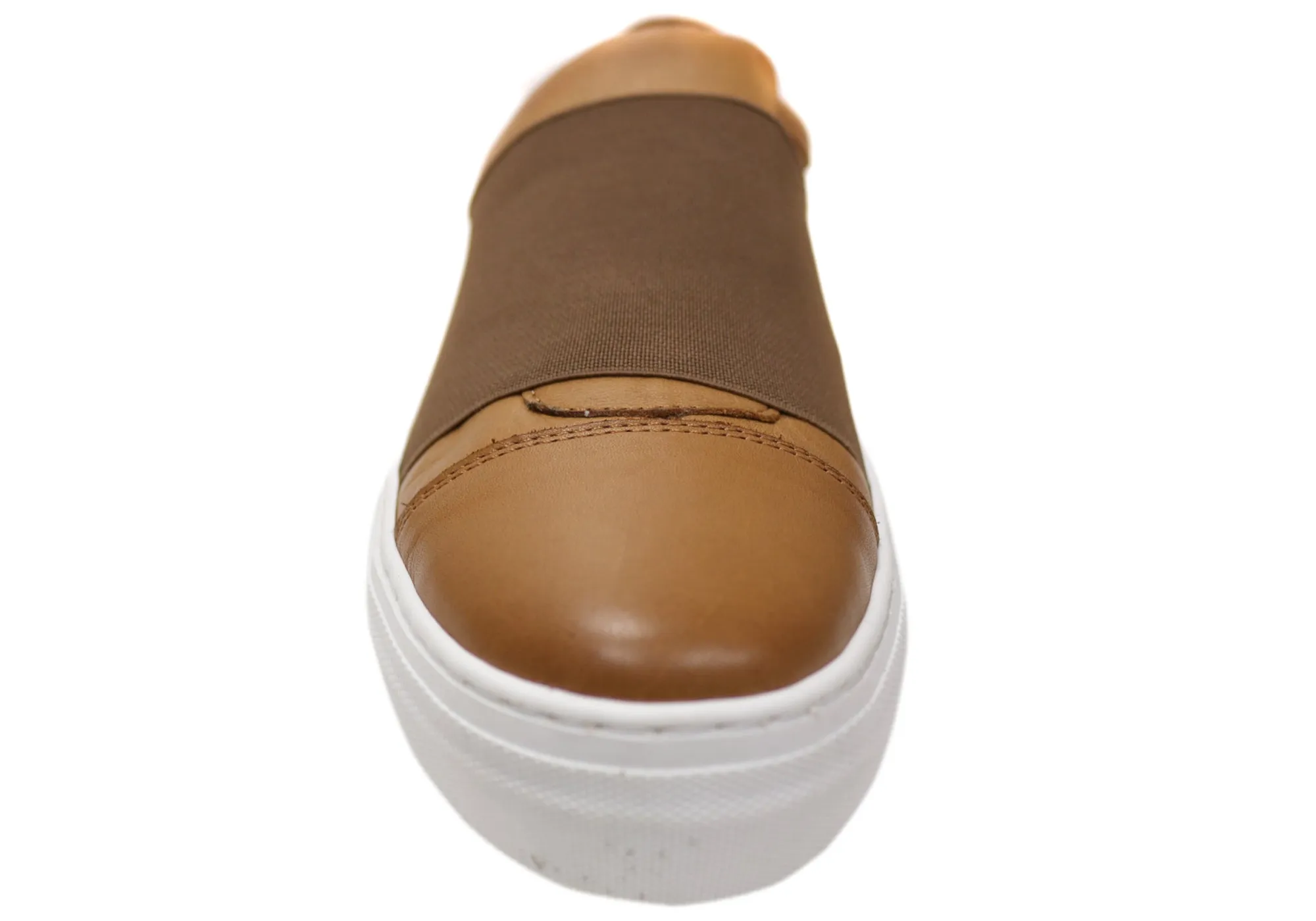 Orizonte Brig Damen Bequeme Schlupf-Lederschuhe Orizonte Schuhe