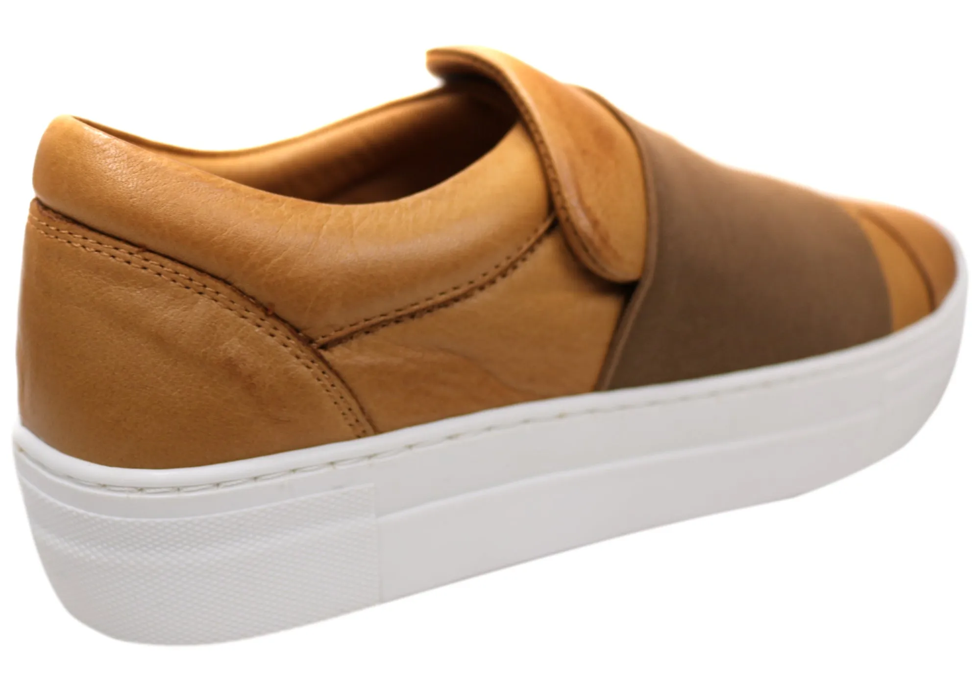 Orizonte Brig Damen Bequeme Schlupf-Lederschuhe Orizonte Schuhe