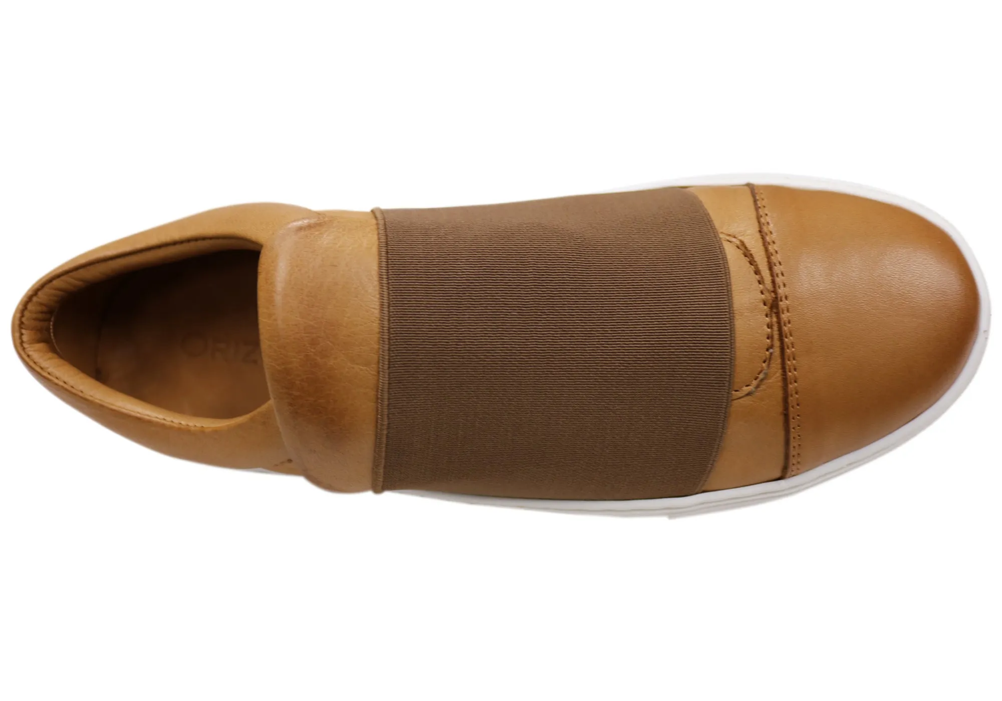 Orizonte Brig Damen Bequeme Schlupf-Lederschuhe Orizonte Schuhe