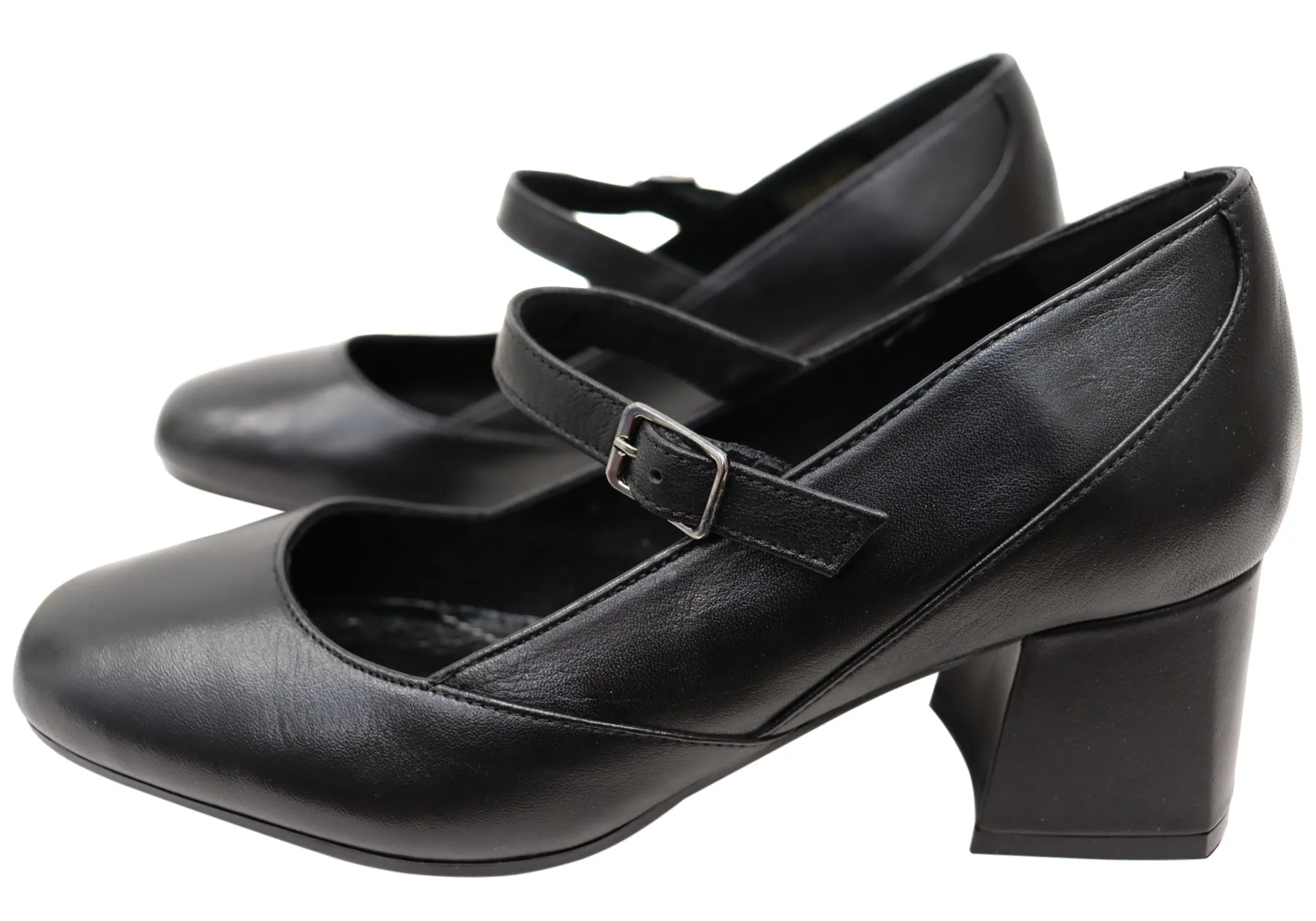 Orizonte Octava Damen Europäische Bequeme Leder High Heels Orizonte Schuhe