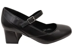 Orizonte Octava Damen Europäische Bequeme Leder High Heels Orizonte Schuhe