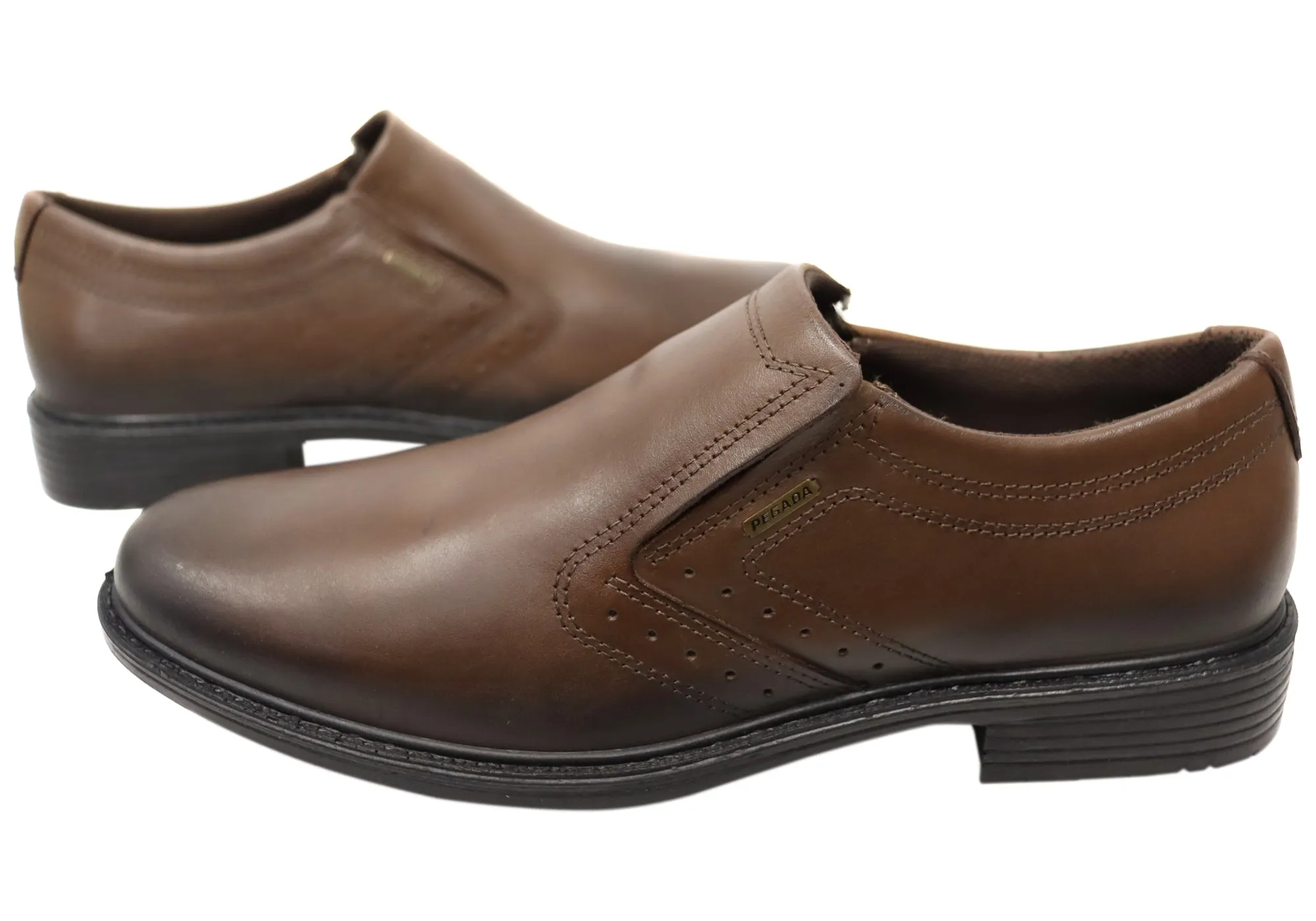 Pegada Kaine Herren Bequeme Brasilianische Leder Schlupfschuhe Pegada Schuhe
