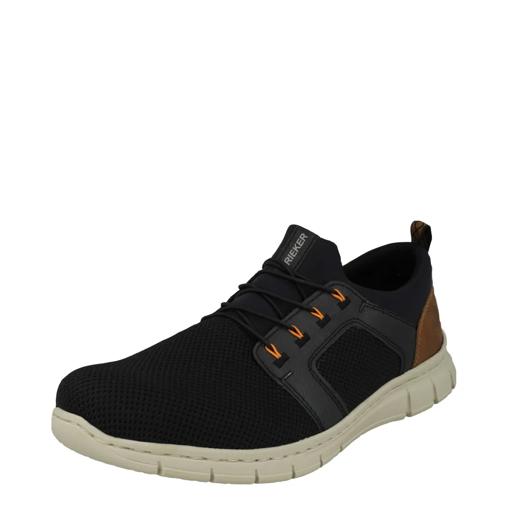 Rieker Herren Timo 96 Bungee-Schnürung Slip-On Sneaker in Blau