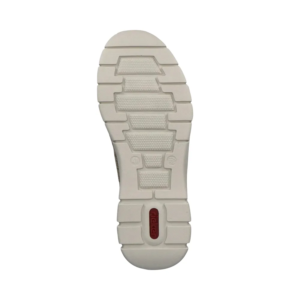 Rieker Herren Timo 96 Bungee Schnürung Slip-On Sneaker in Fango