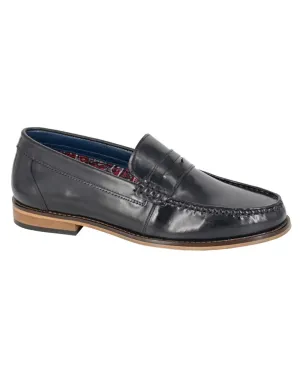 Roamers Herren Hi-Shine Sattel-Loafer Roamers Schuhe