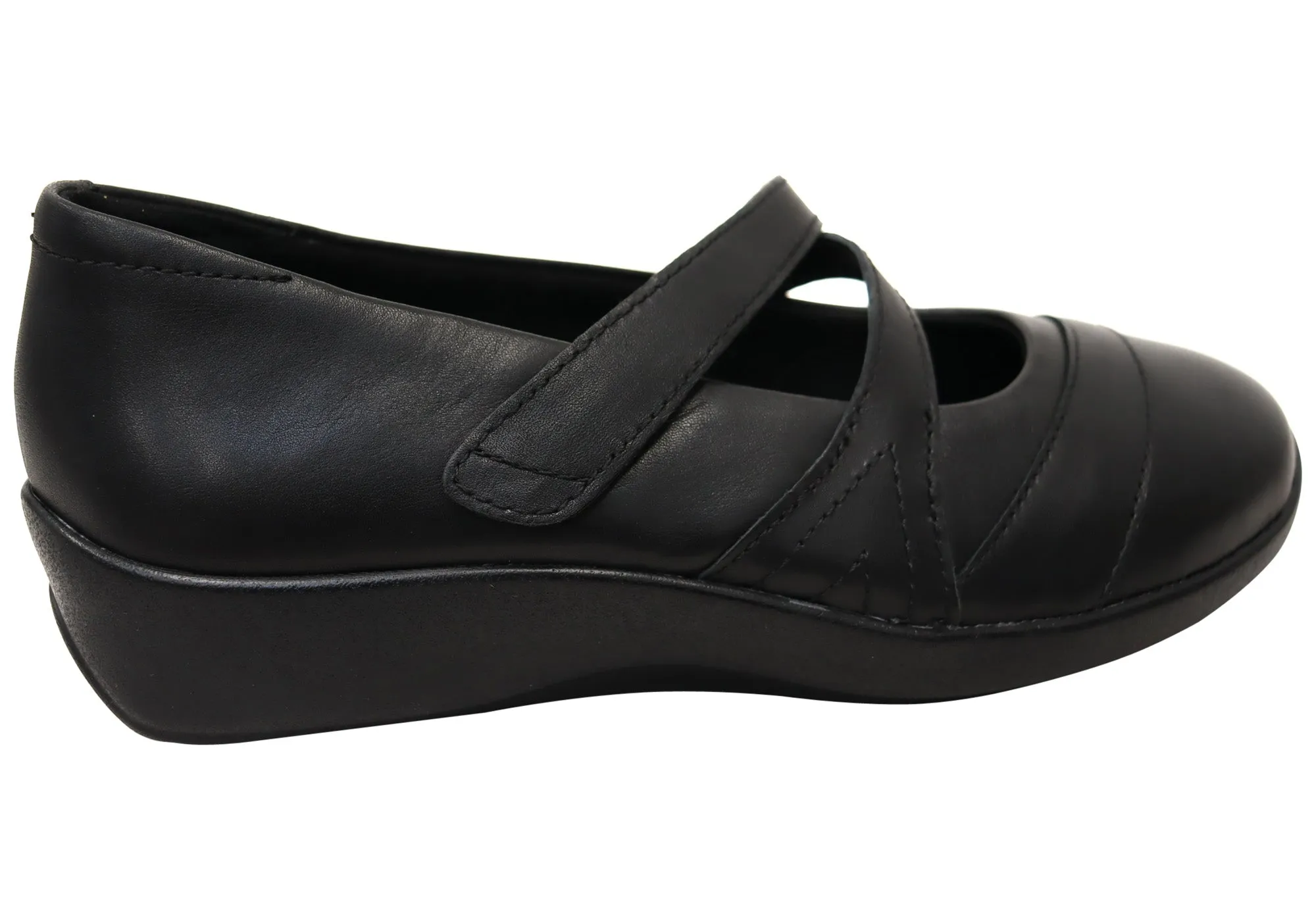 Scholl Orthaheel Keisha Damen Leder Bequeme Mary Jane Schuhe Scholl Orthaheel Schuhe