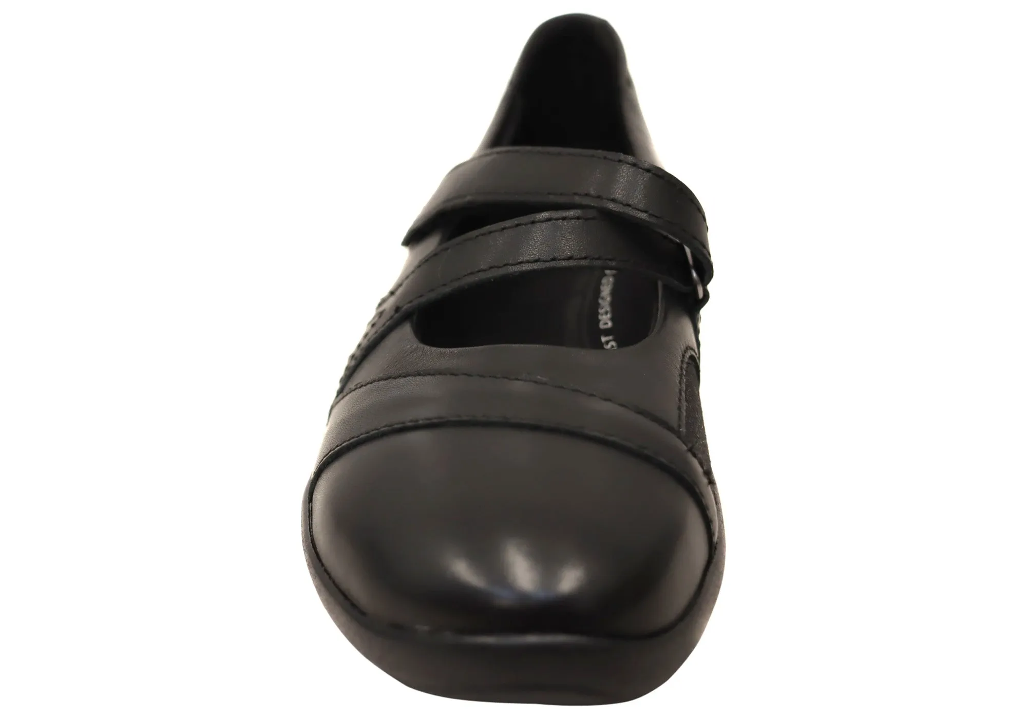 Scholl Orthaheel Keisha Damen Leder Bequeme Mary Jane Schuhe Scholl Orthaheel Schuhe