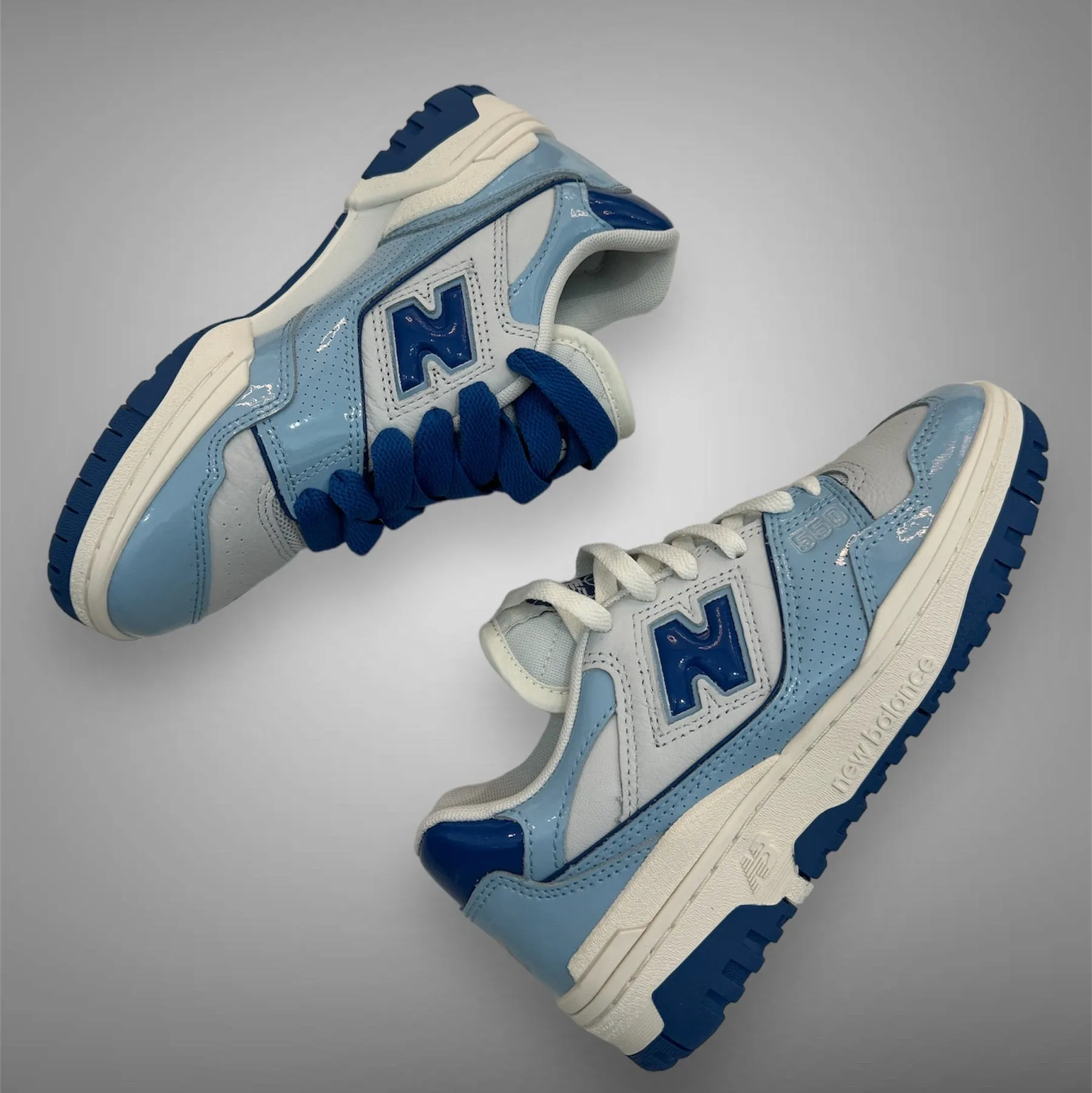 Schuhe New Balance New Balance Herren BB550yke weiß blau