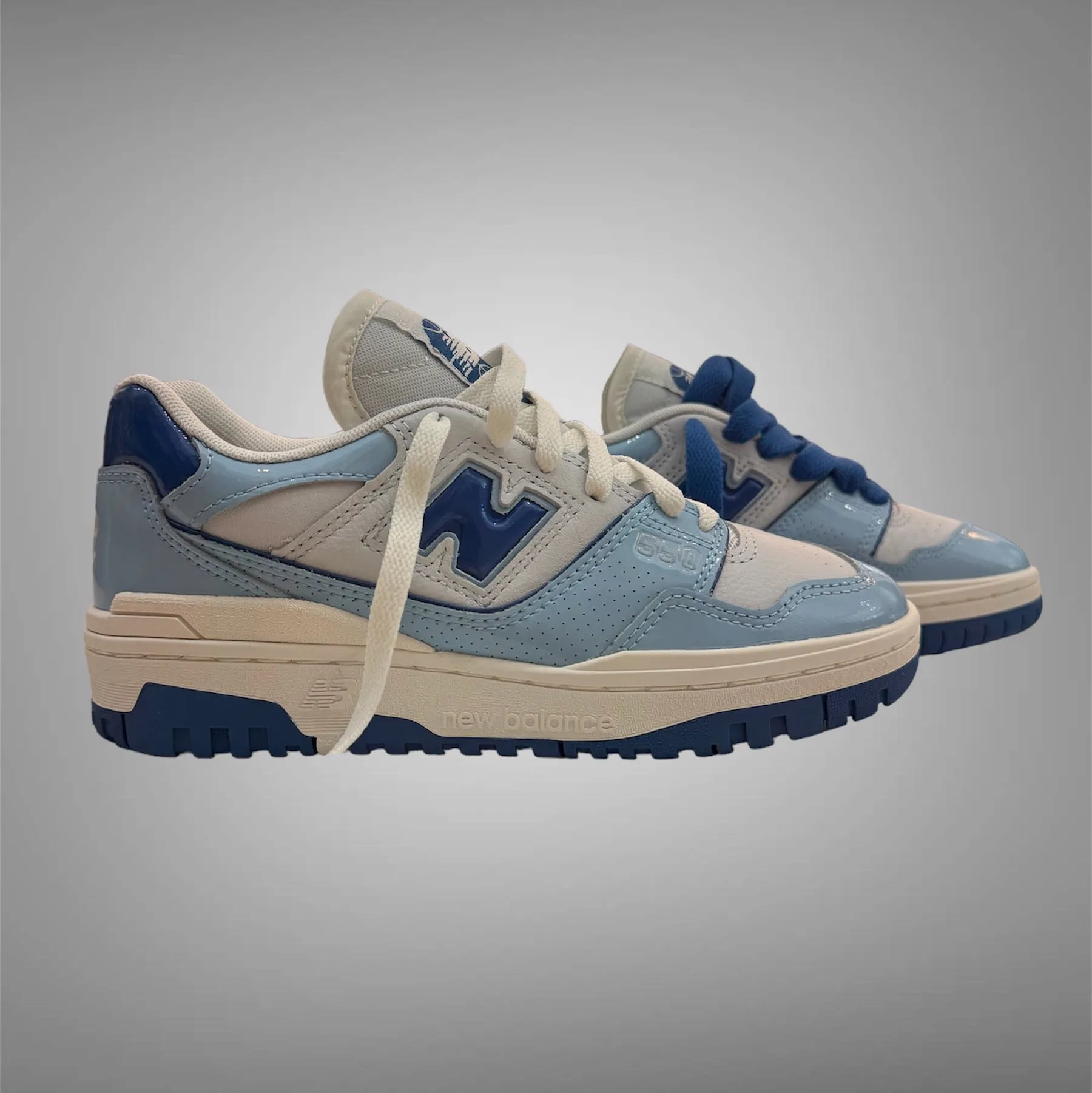Schuhe New Balance New Balance Herren BB550yke weiß blau