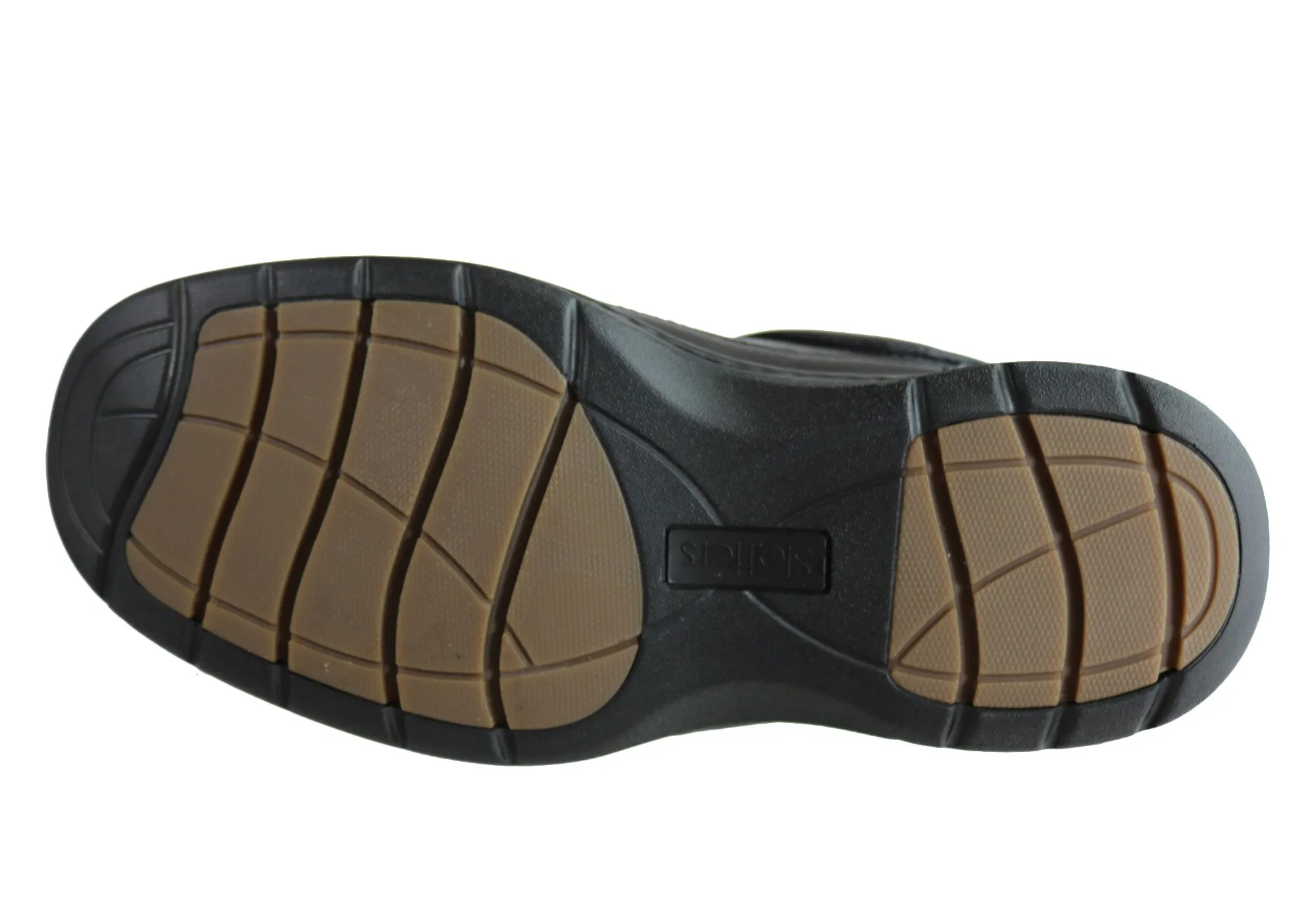 Slatters Axease Herren Weite Passform Verstellbarer Riemen Bequeme Wanderschuhe Slatters Schuhe