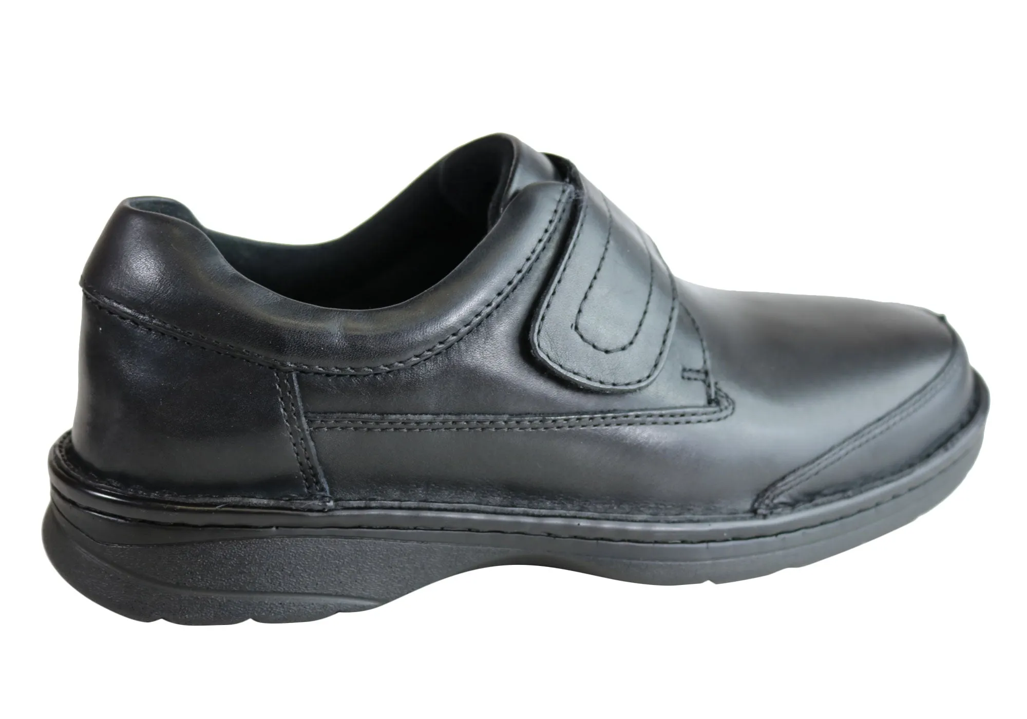 Slatters Axease Herren Weite Passform Verstellbarer Riemen Bequeme Wanderschuhe Slatters Schuhe