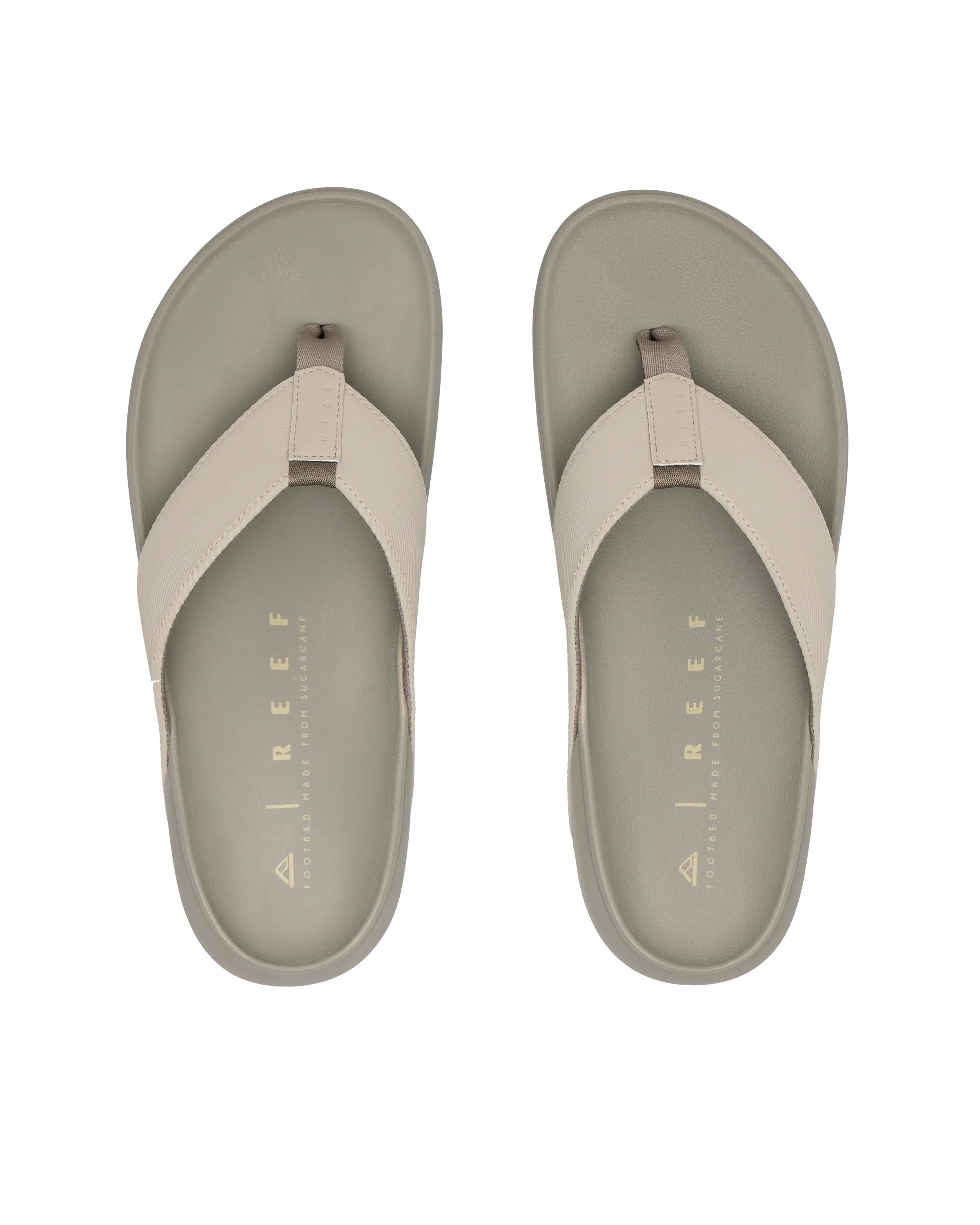 Die Raglan Flip-Flops in Stein