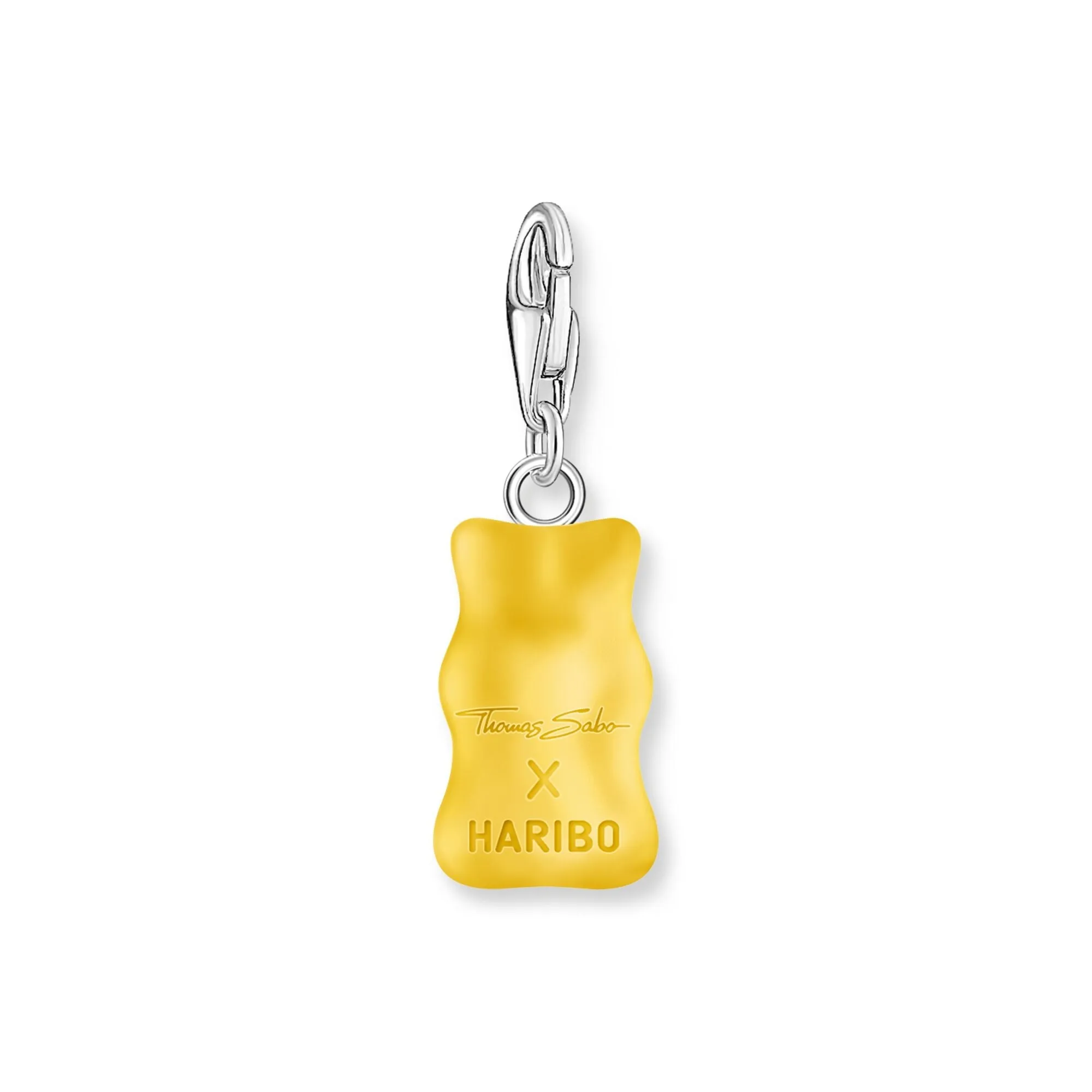 Thomas Sabo Damen Charms Schmuck Anhänger Goldbären in Gelb