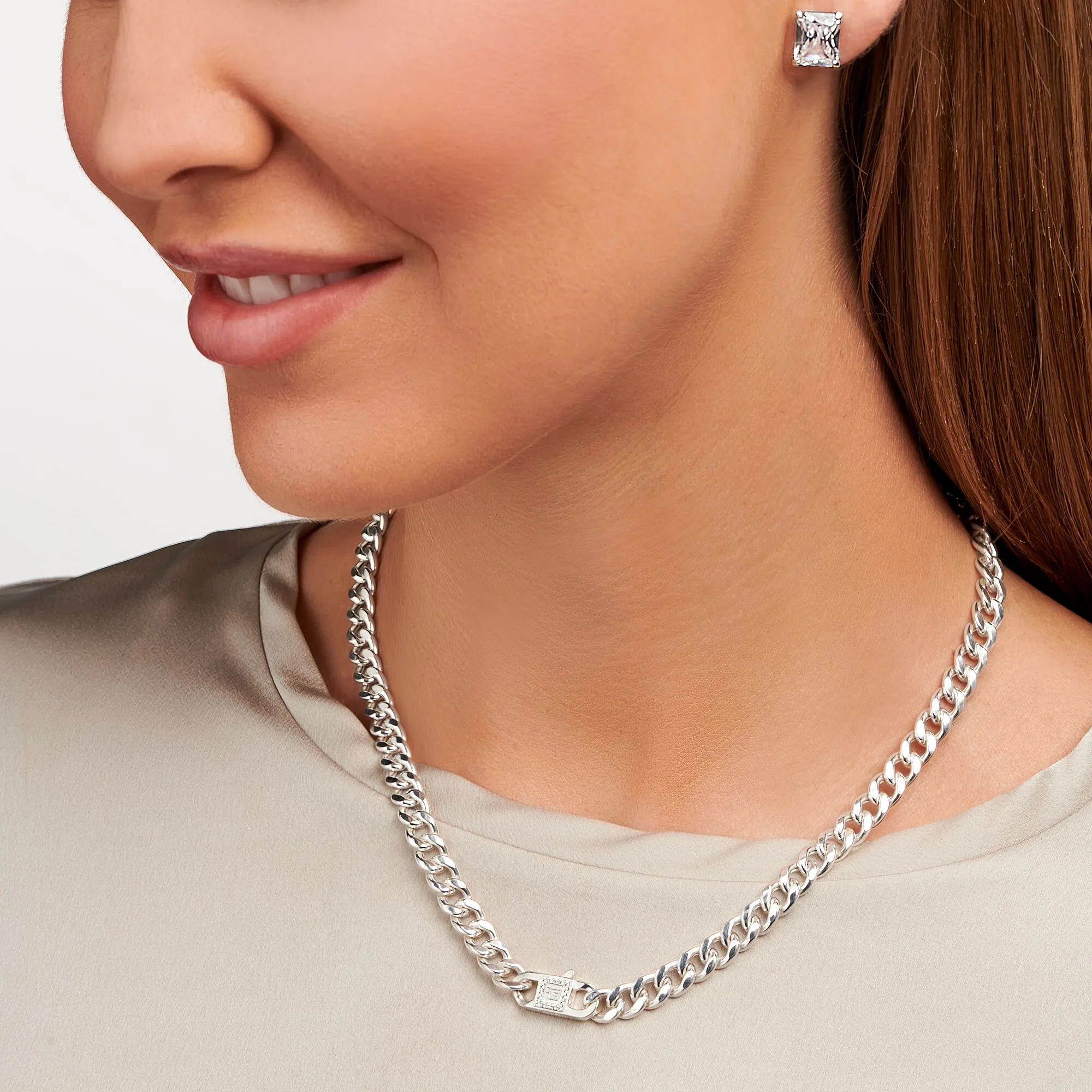 Thomas Sabo Damenketten Halskette Glieder silber