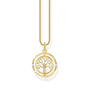 Thomas Sabo Damenketten Kette Baum der Liebe Gold