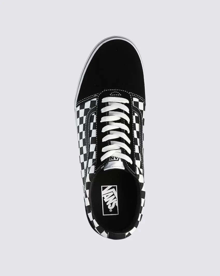 VANS MÄNNER WARD LO KARO SCHWARZ/WEISS SCHUH