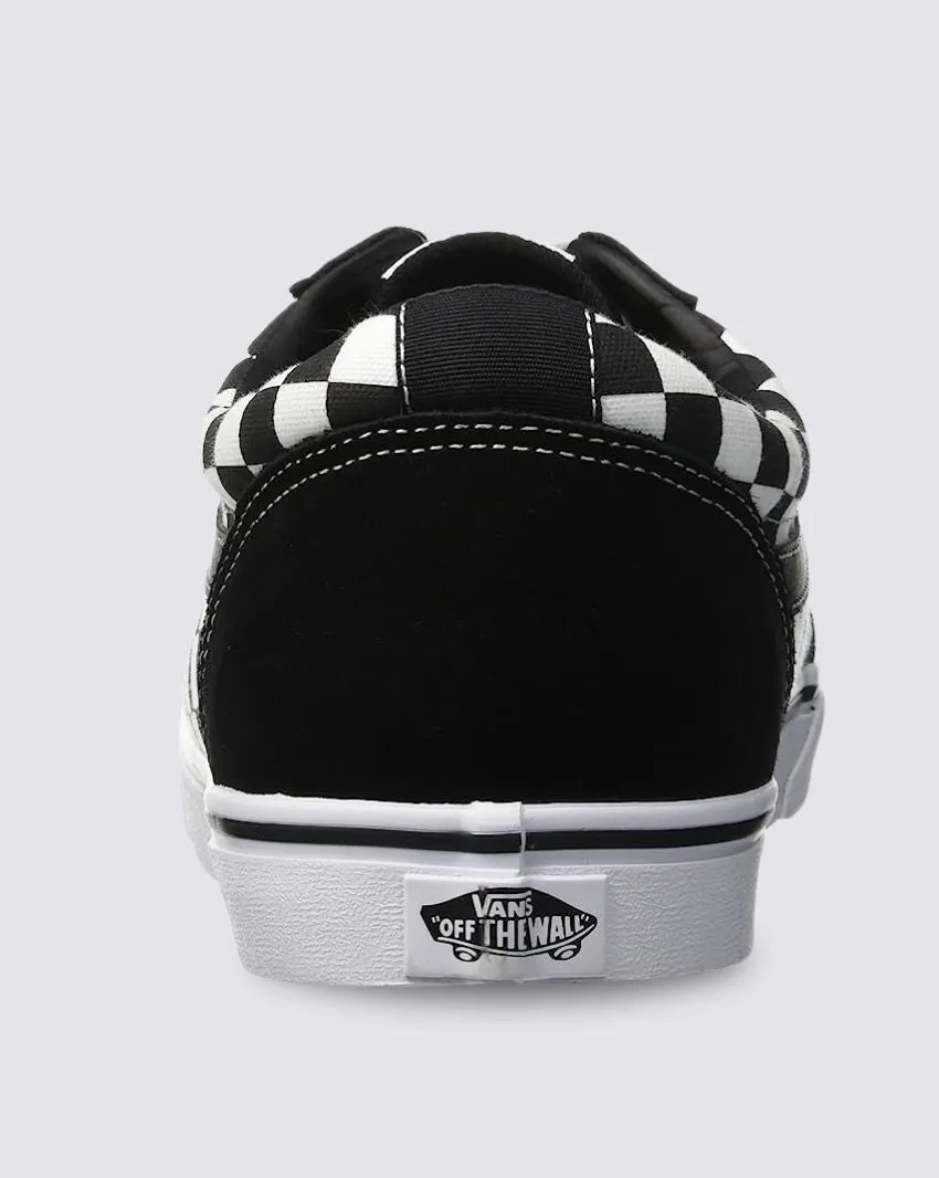 VANS MÄNNER WARD LO KARO SCHWARZ/WEISS SCHUH