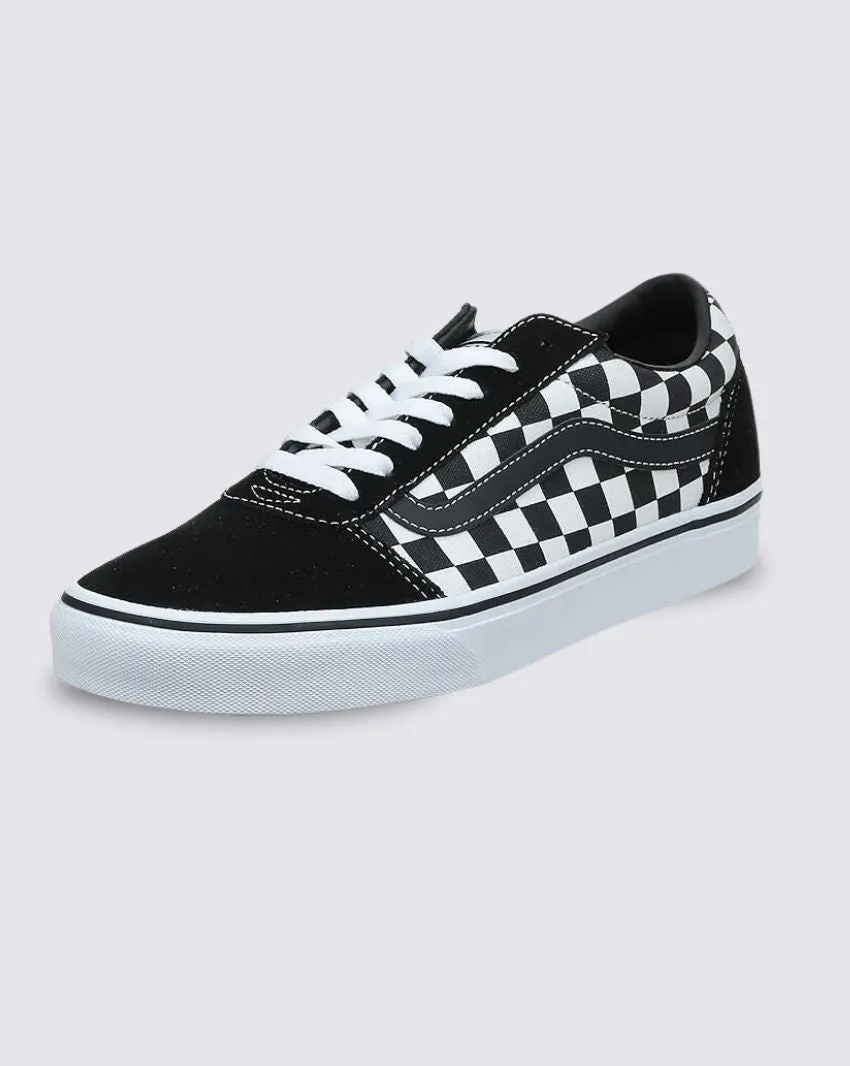 VANS MÄNNER WARD LO KARO SCHWARZ/WEISS SCHUH