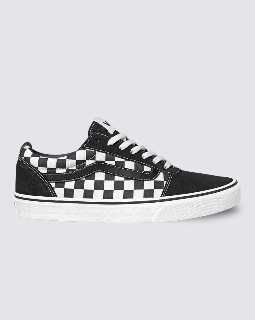 VANS MÄNNER WARD LO KARO SCHWARZ/WEISS SCHUH