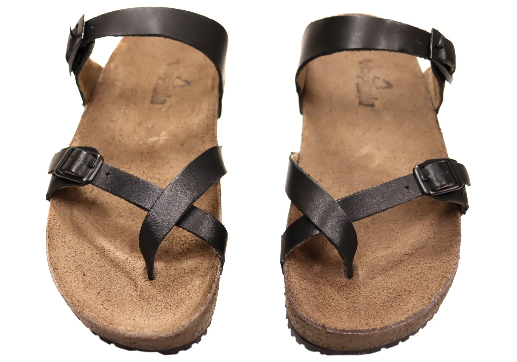 Via Paula Toto Damen Leder Bequem Thongs Sandalen Hergestellt in Brasilien Via Paula Schuhe