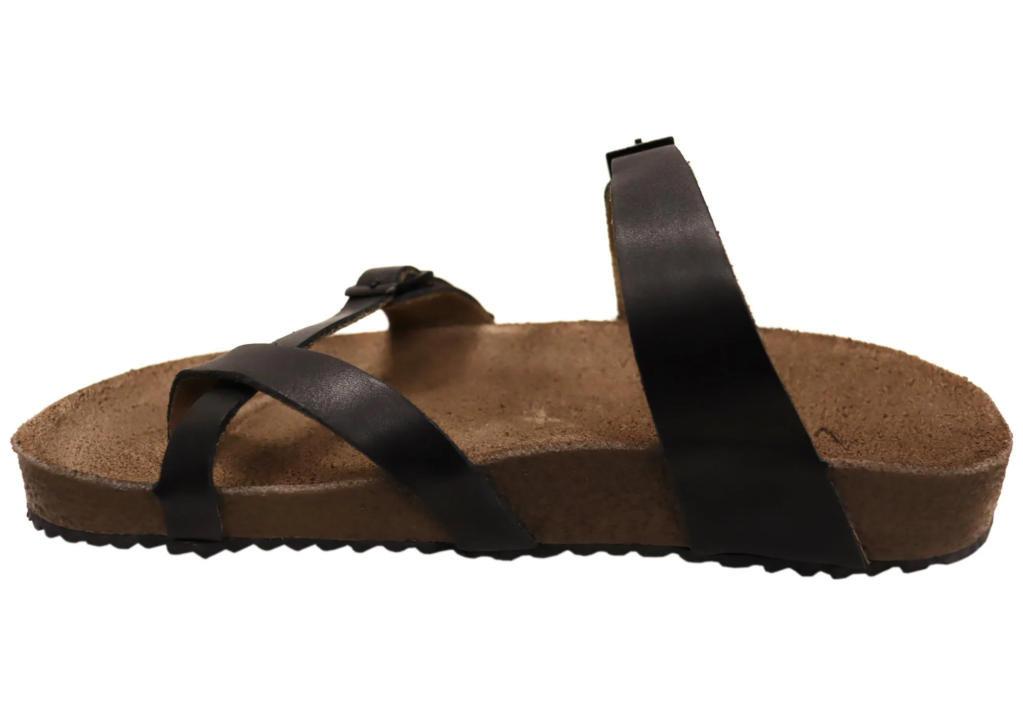 Via Paula Toto Damen Leder Bequem Thongs Sandalen Hergestellt in Brasilien Via Paula Schuhe