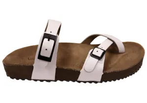 Via Paula Toto Damen Leder Bequem Thongs Sandalen Hergestellt in Brasilien Via Paula Schuhe