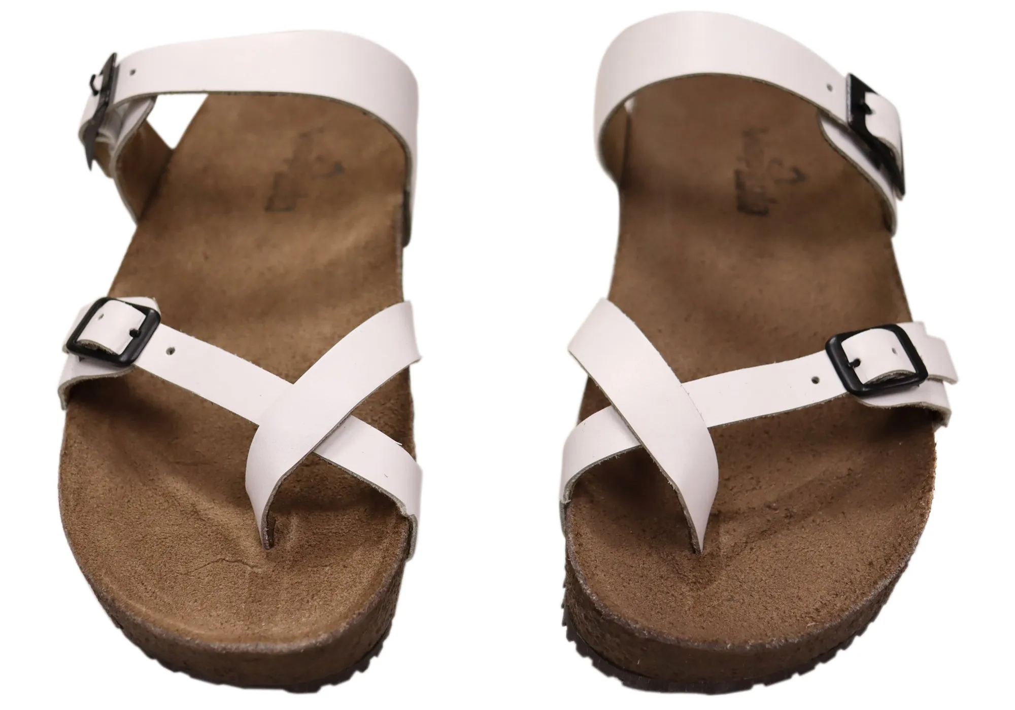 Via Paula Toto Damen Leder Bequem Thongs Sandalen Hergestellt in Brasilien Via Paula Schuhe