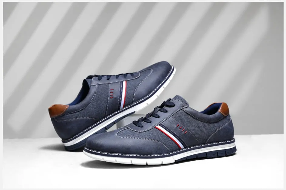 West Louis™ Marken-Designer Herbst Leichtgewicht Leder Sneakers