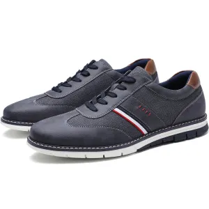 West Louis™ Marken-Designer Herbst Leichtgewicht Leder Sneakers