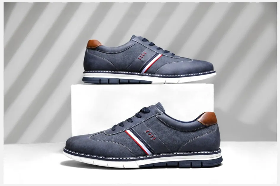 West Louis™ Marken-Designer Herbst Leichtgewicht Leder Sneakers