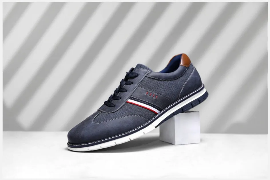 West Louis™ Marken-Designer Herbst Leichtgewicht Leder Sneakers