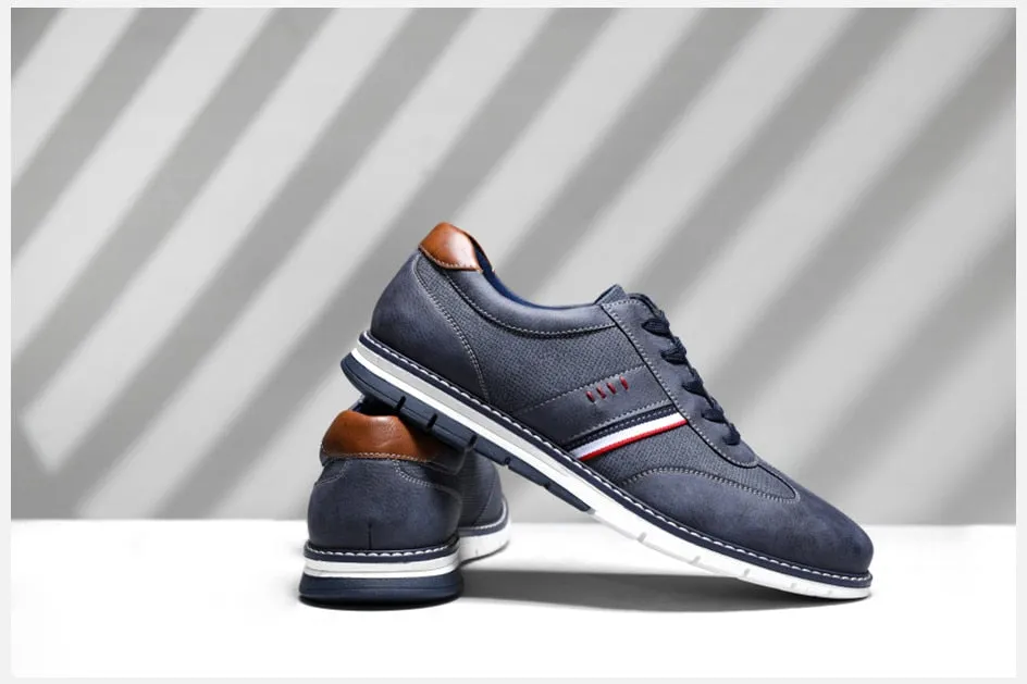West Louis™ Marken-Designer Herbst Leichtgewicht Leder Sneakers